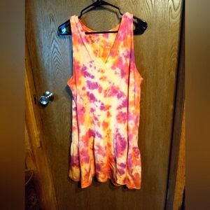 Tye dye mini dress or long shirt